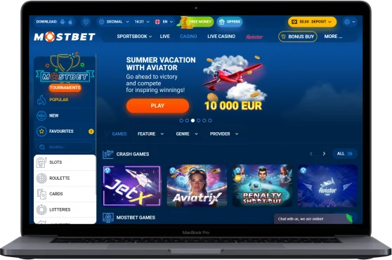 Mostbet account